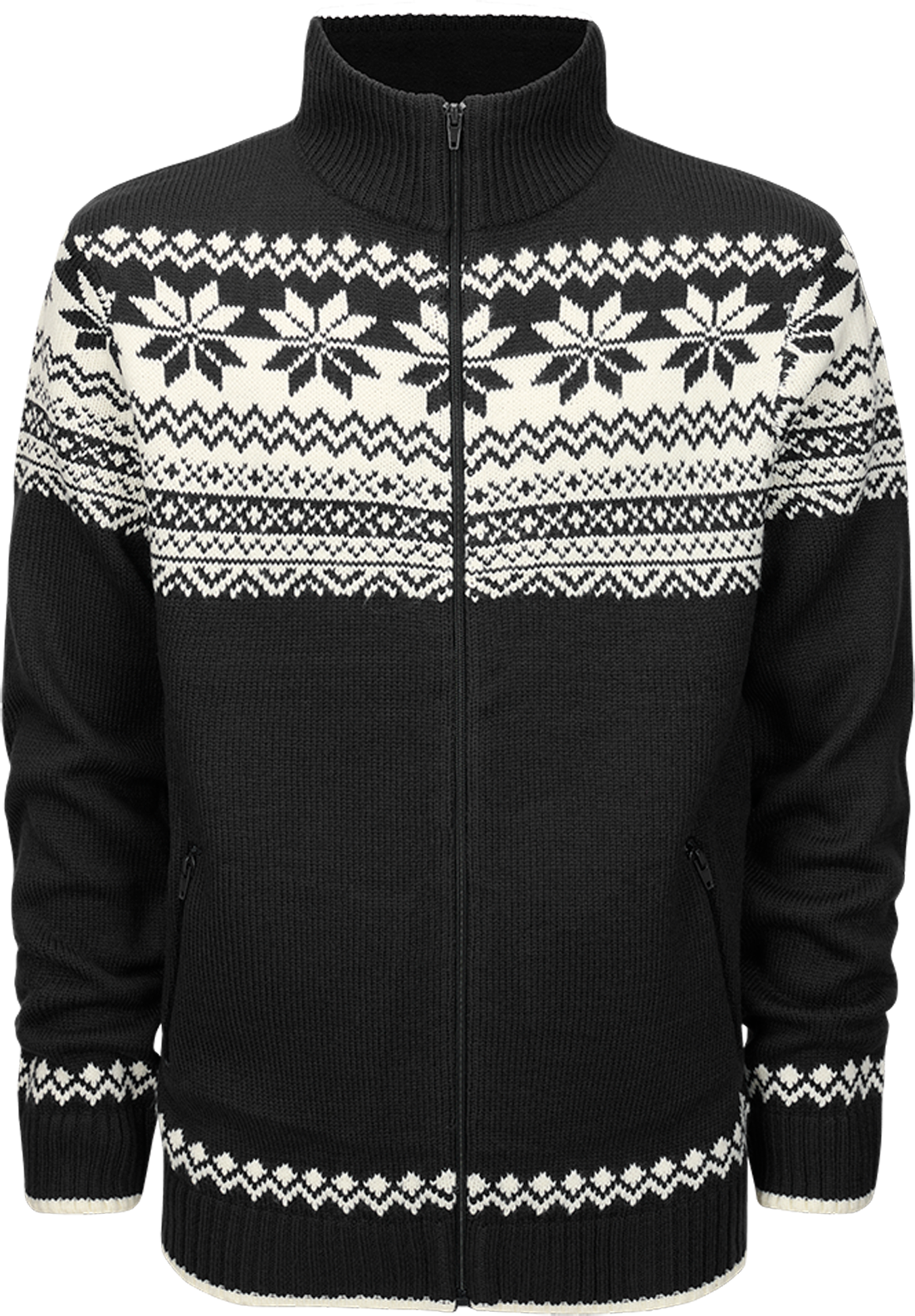 Brandit Cardigan  Norweger Nero