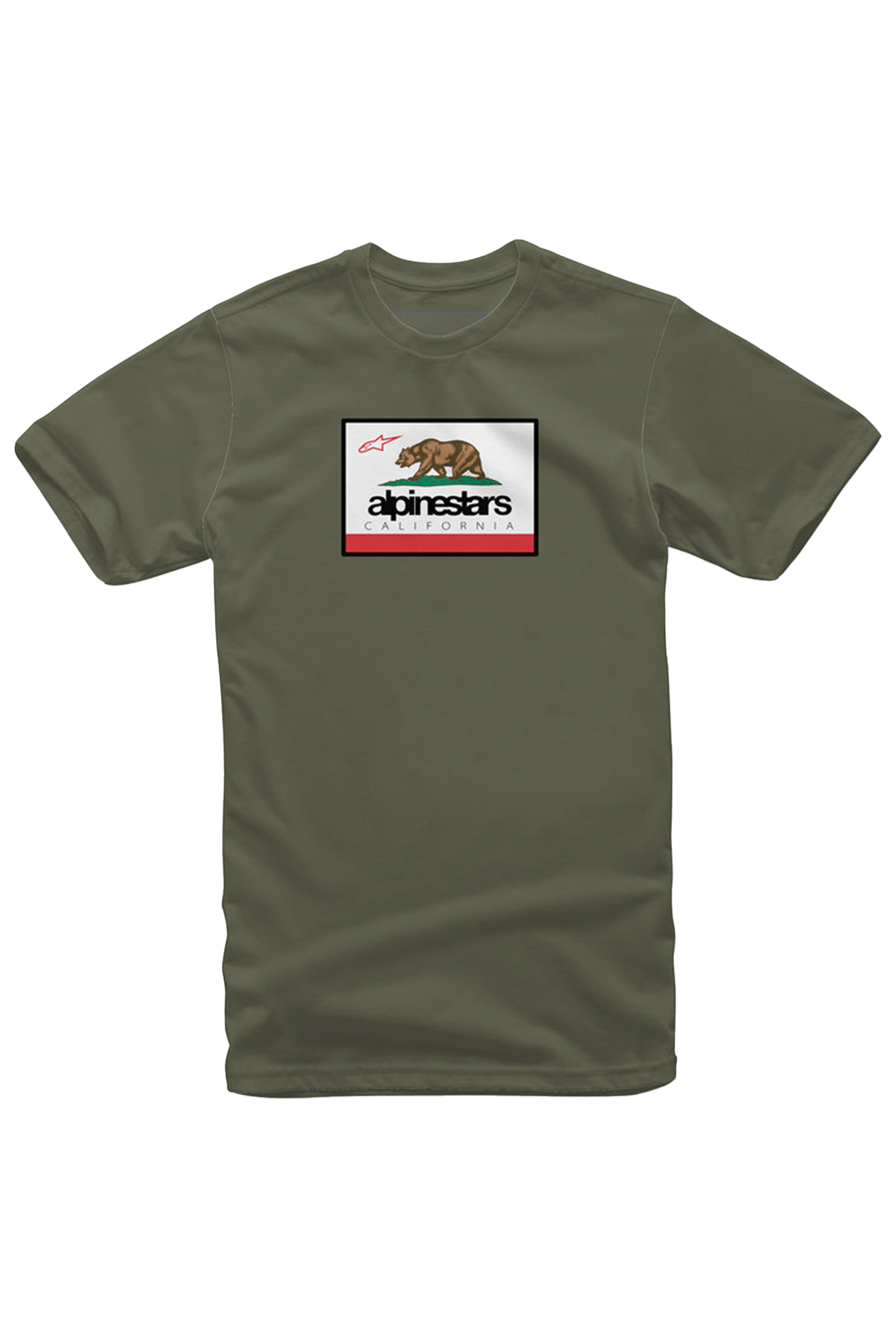 Alpinestars T-Shirt  Cali 2.0 Verde Militare