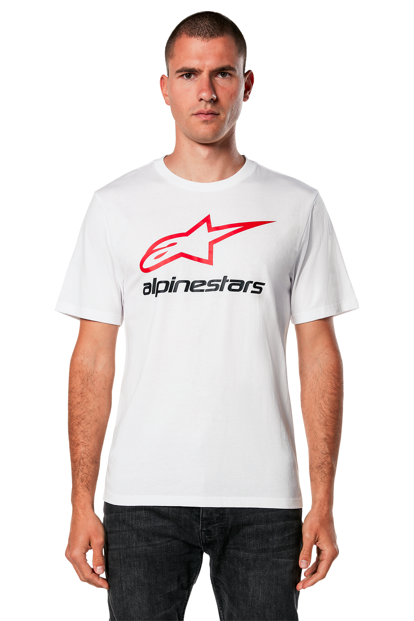 Alpinestars T-Shirt  Always 2.0 CSF Bianco-Rosso-Nero