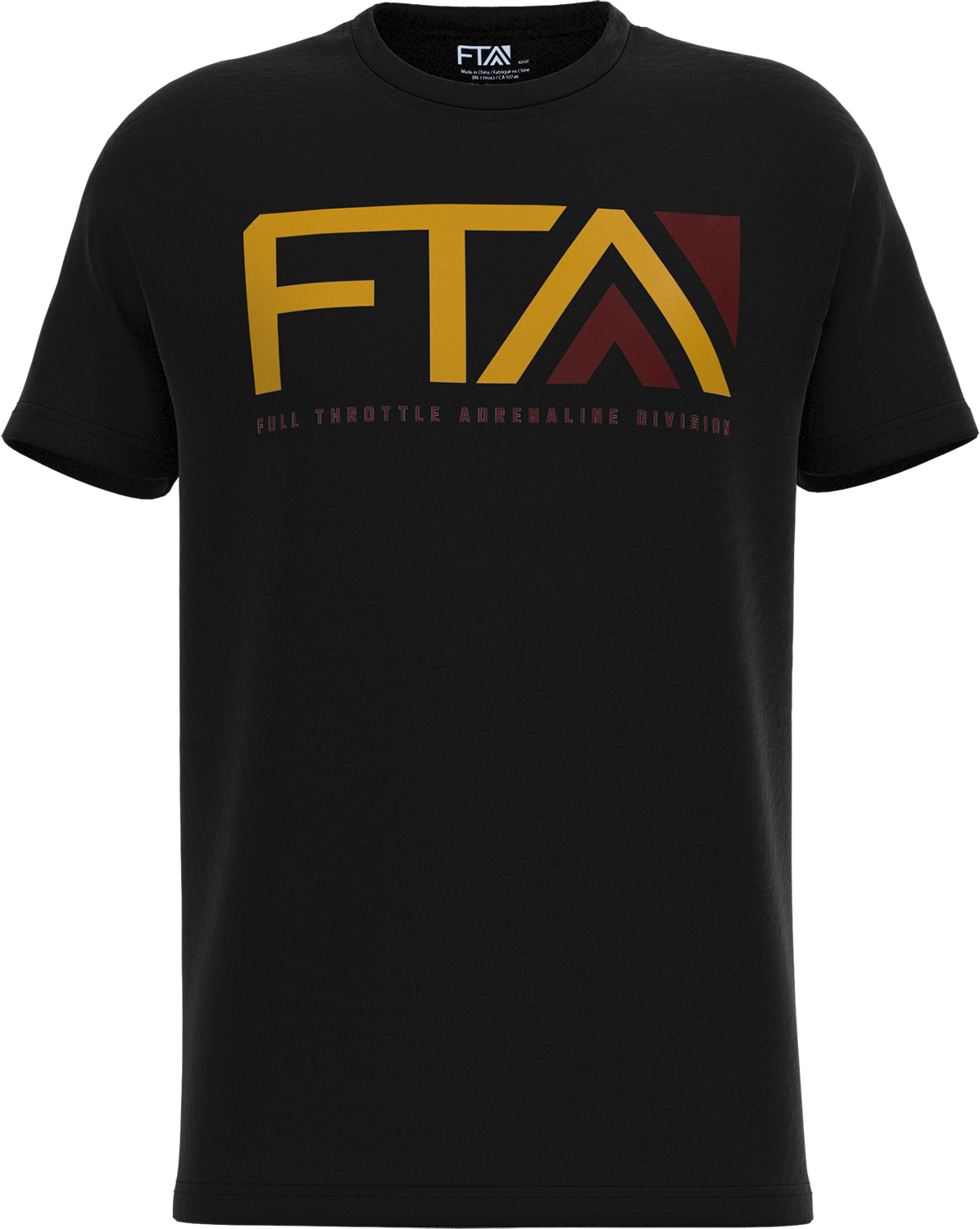 FTA T-Shirt  Full Throttle Premium Nero-Oro