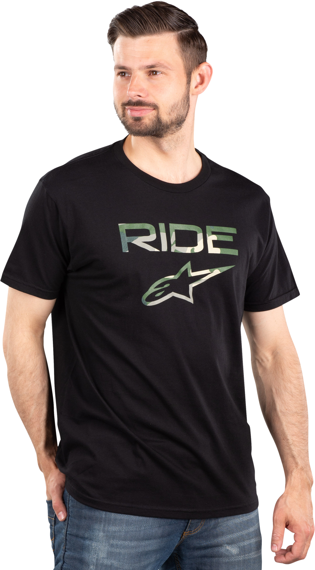 Alpinestars T-Shirt  Ride 2.0 Camo Nera