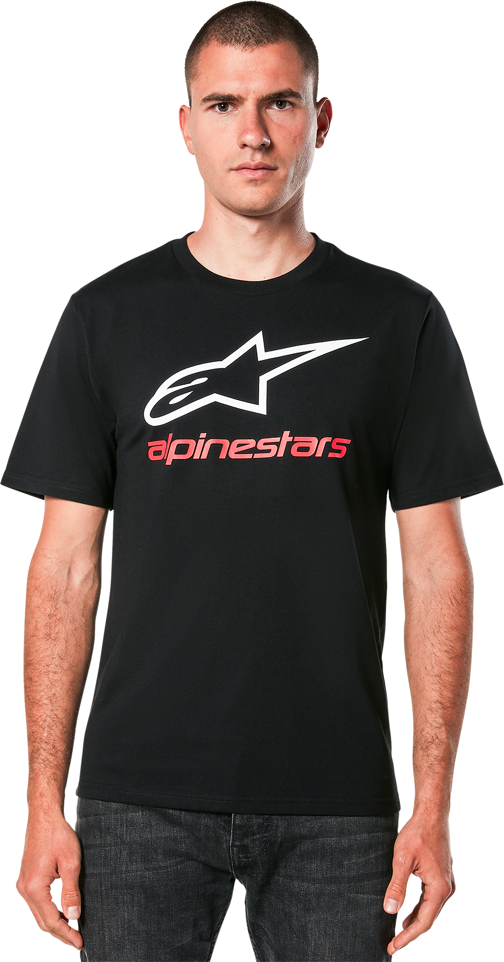 Alpinestars T-Shirt  Always 2.0 CSF Nero-Bianco-Rosso