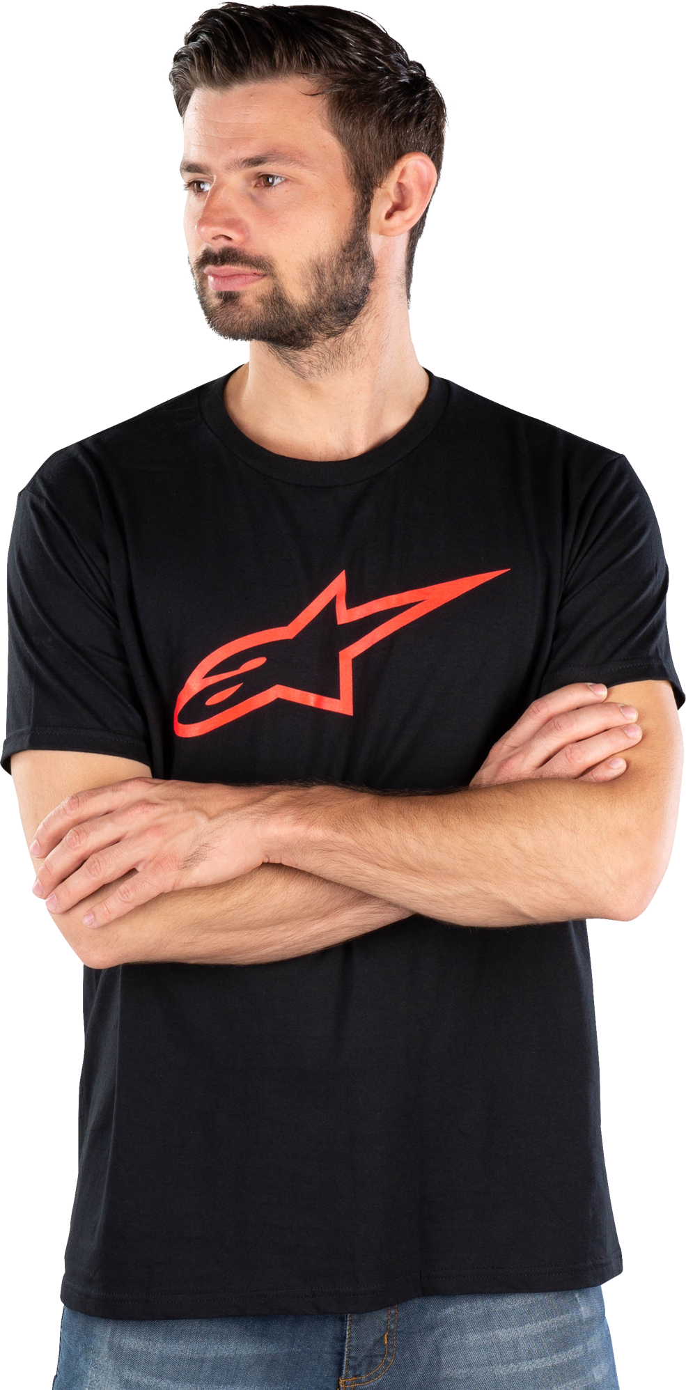 Alpinestars T-Shirt  Ageless Classic Nero-Rosso