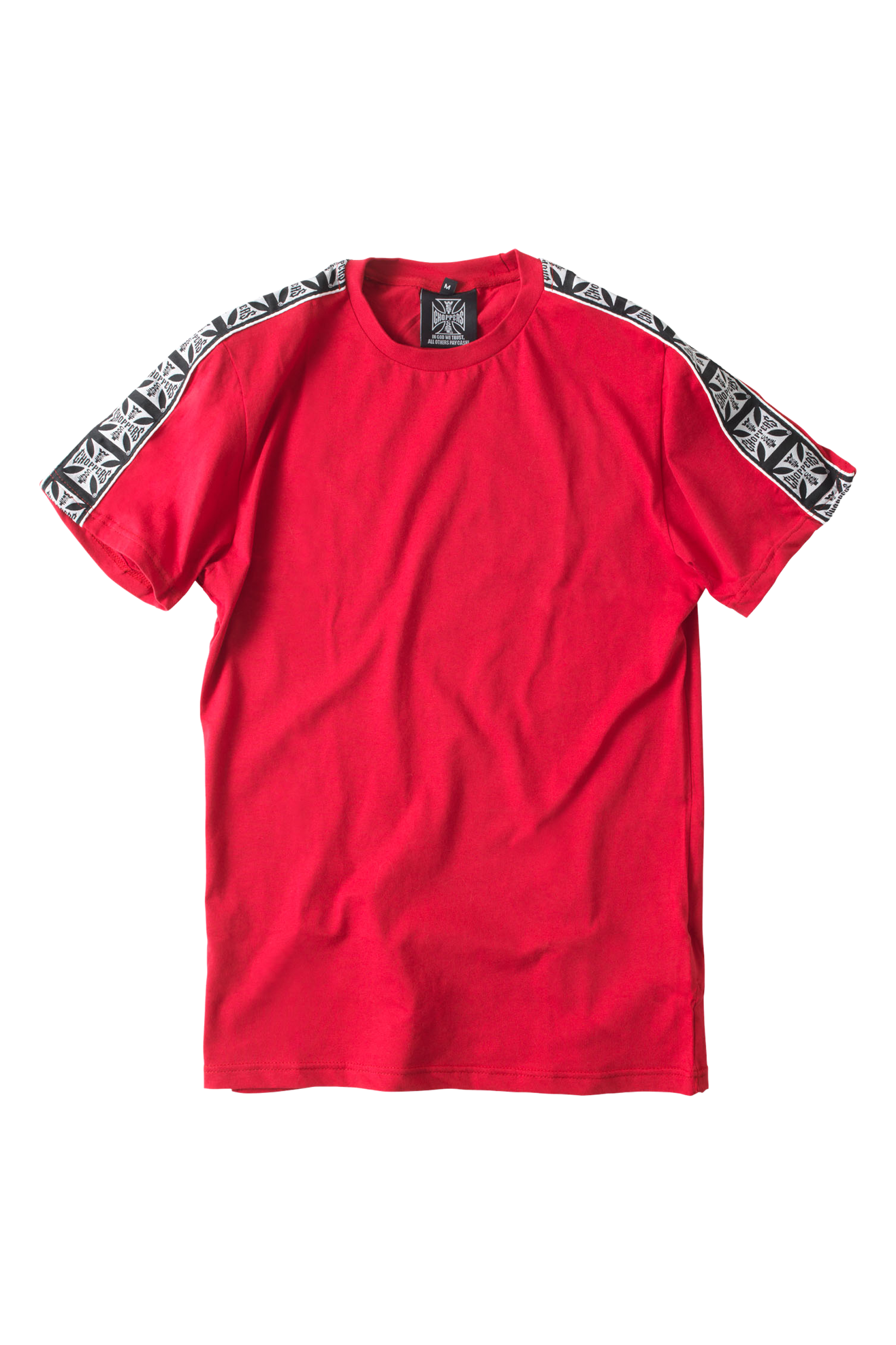West Coast Choppers T-Shirt  Taped Rossa
