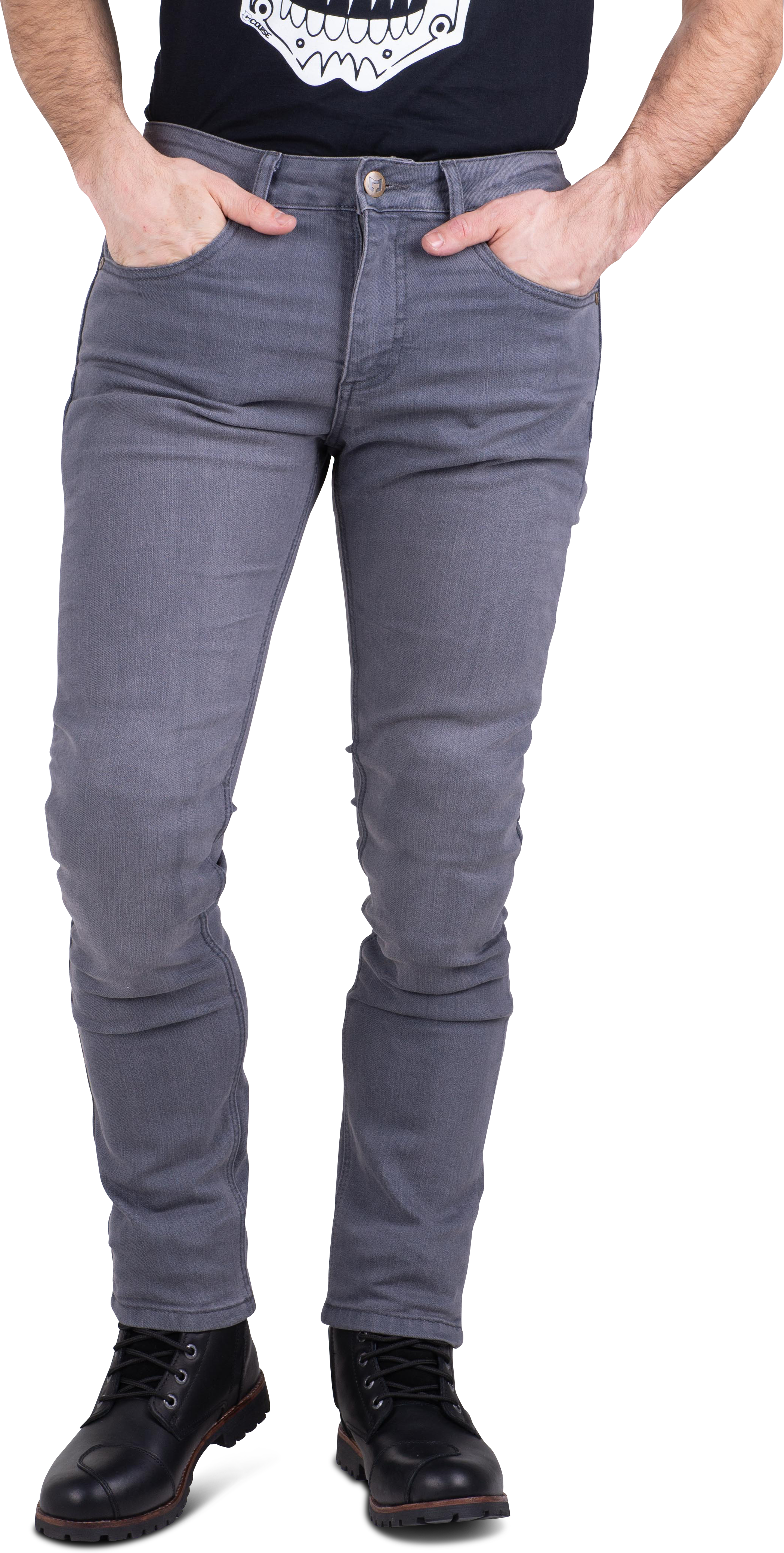 Course Jeans Moto  Norman Tapered Fit Grigi