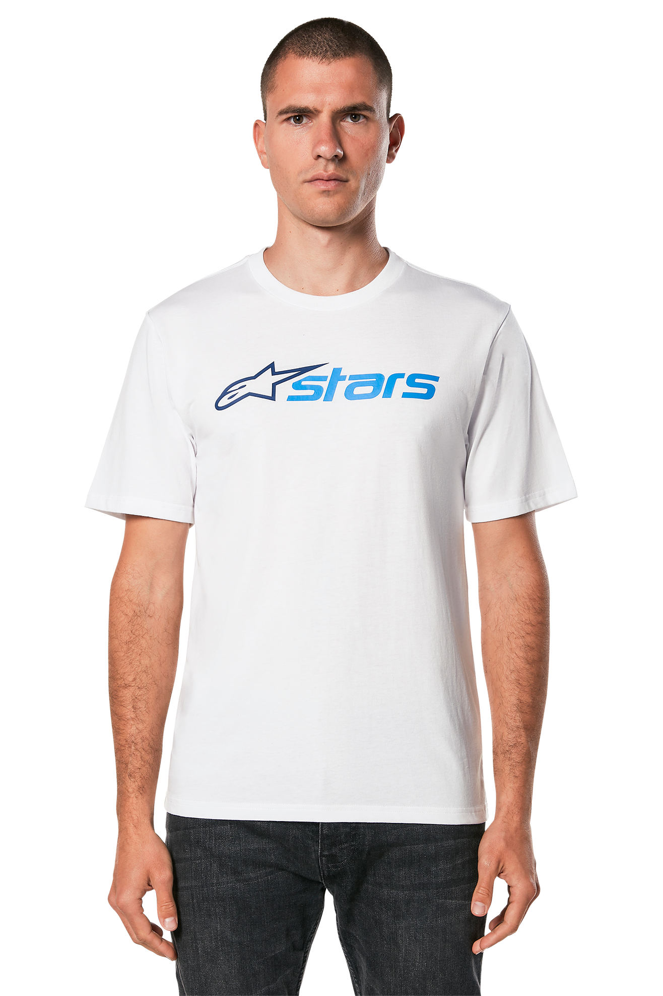 Alpinestars T-Shirt  Blaze 2.0 CSF Bianco-Blu-Blu