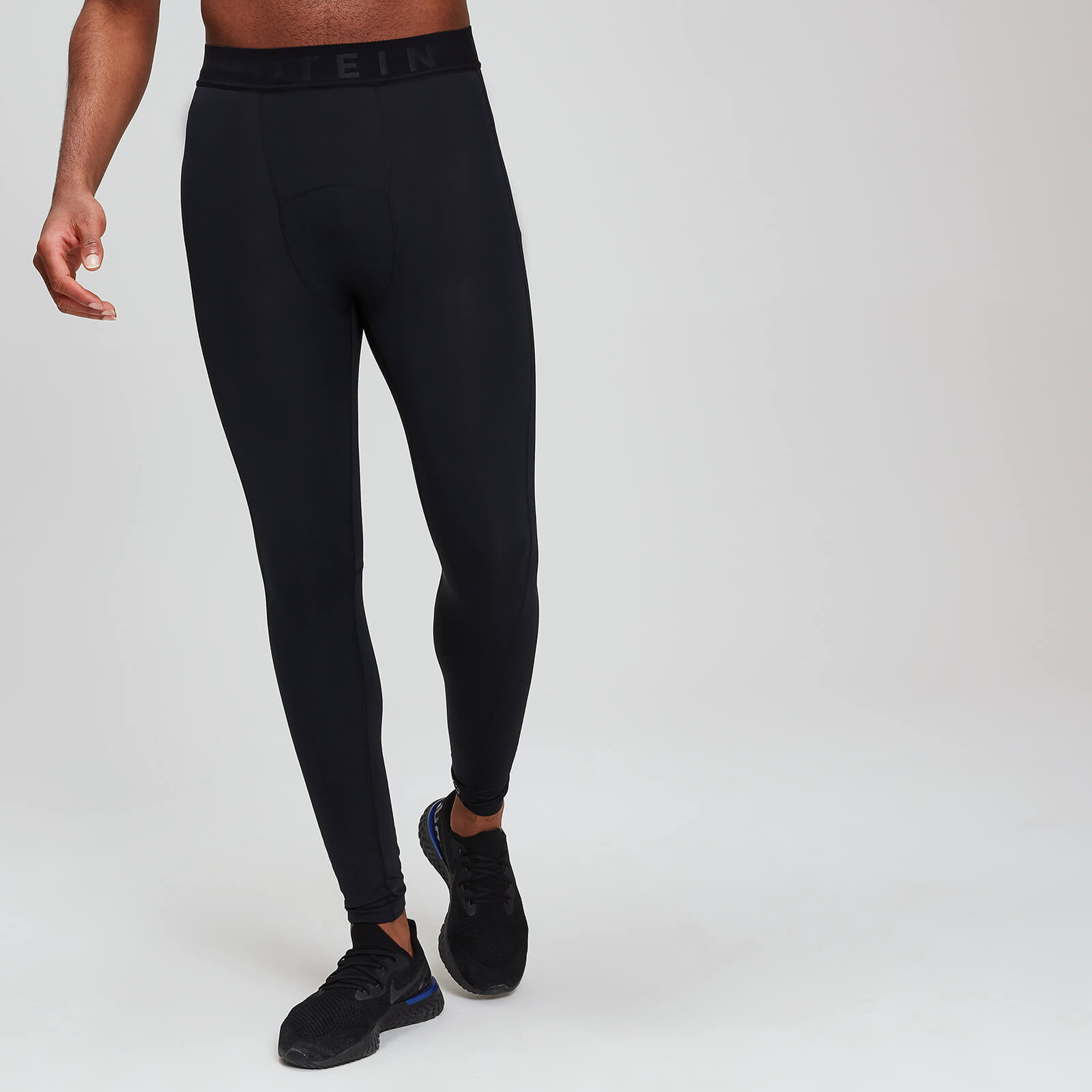 Mp Leggings sportivi attillati  Essentials Base da uomo - Neri - XXXL