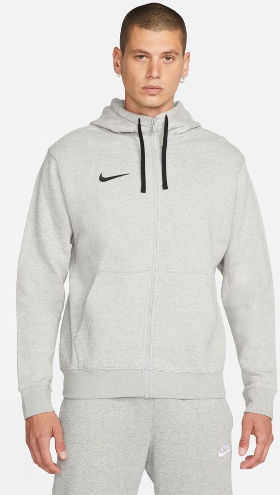 Nike Felpa con zip e cappuccio Team Club 20 Grigio Chiaro Uomo CW6887-063 XL