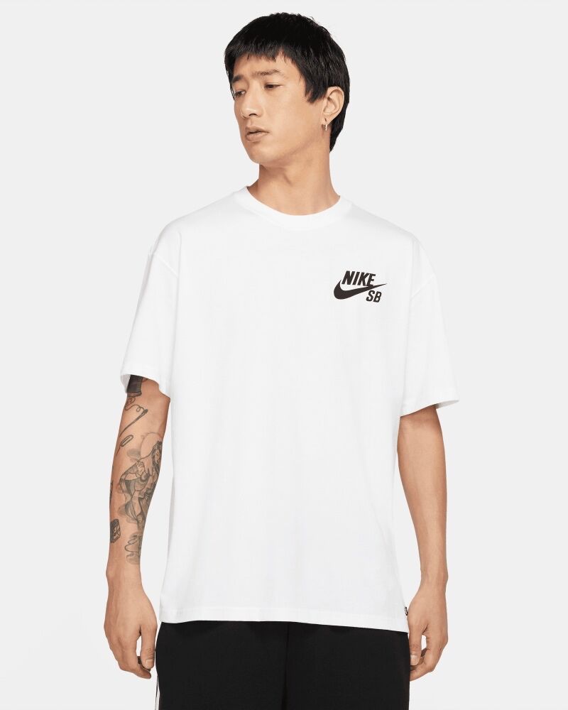 Nike Maglietta SB Bianco Uomo DC7817-100 XL