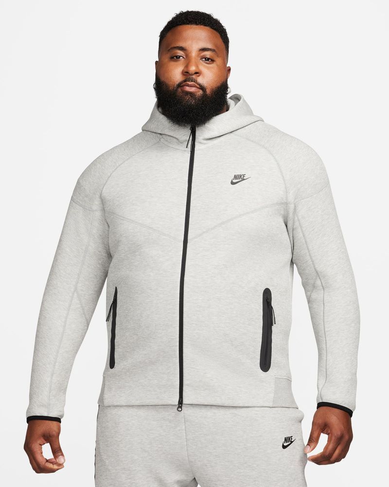 Nike Felpa con zip e cappuccio Sportswear Tech Fleece Grigio Uomo FB7921-063 M