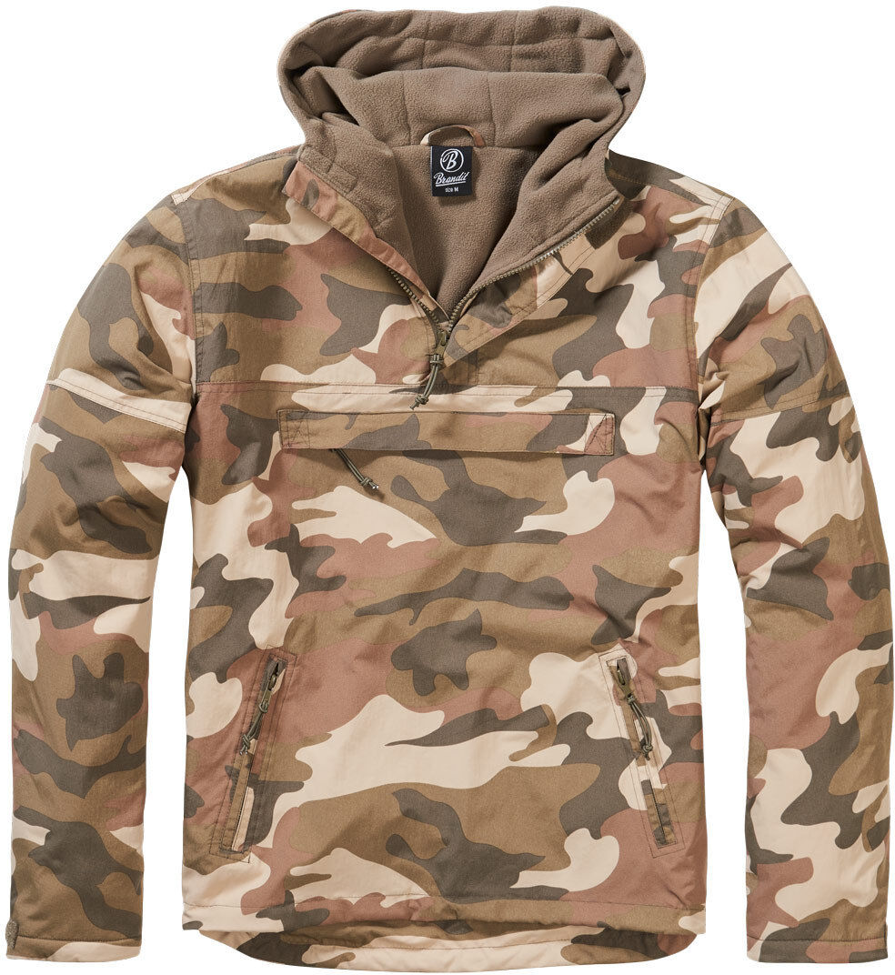 Brandit Windbreaker Giacca Marrone Beige L