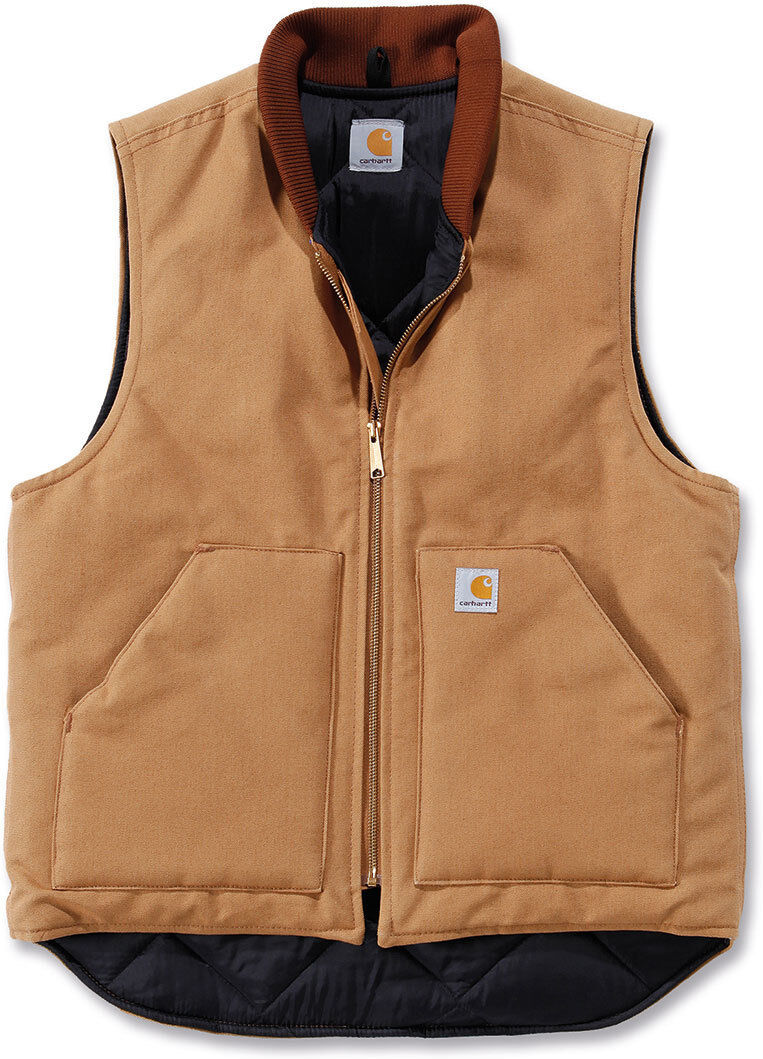 Carhartt Duck Arctic Quilt Lined Veste Marrone L