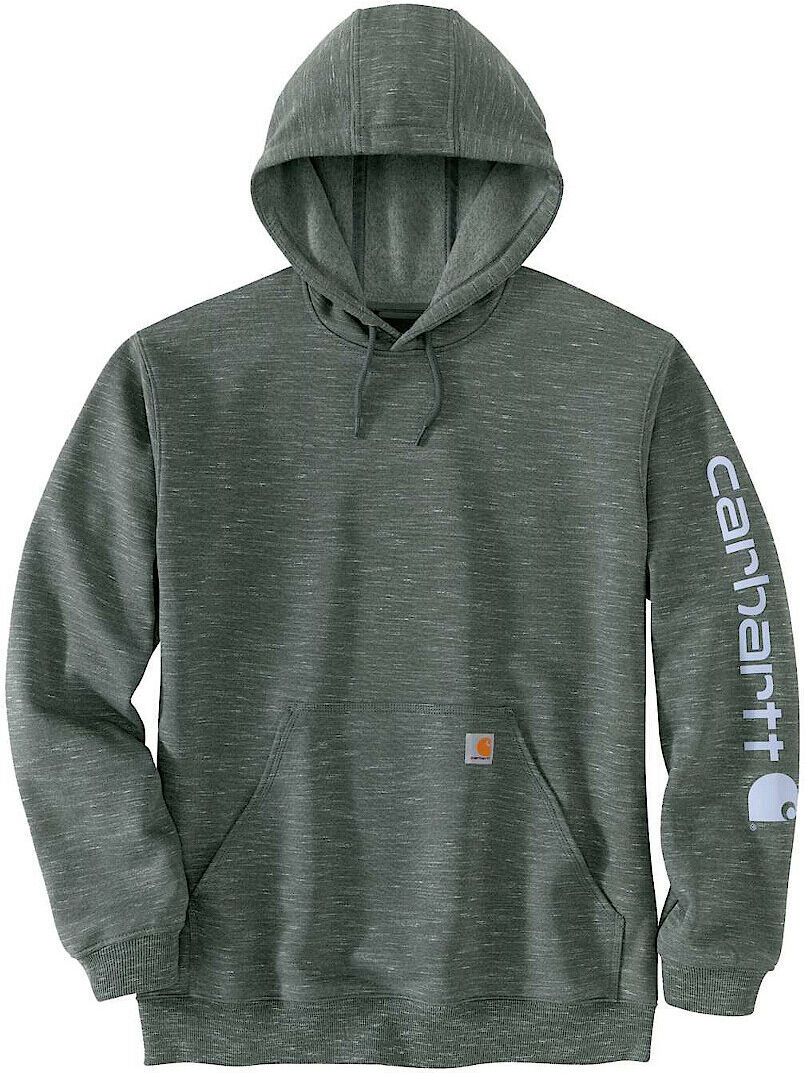 Carhartt Midweight Sleeve Logo Felpa Grigio Blu S