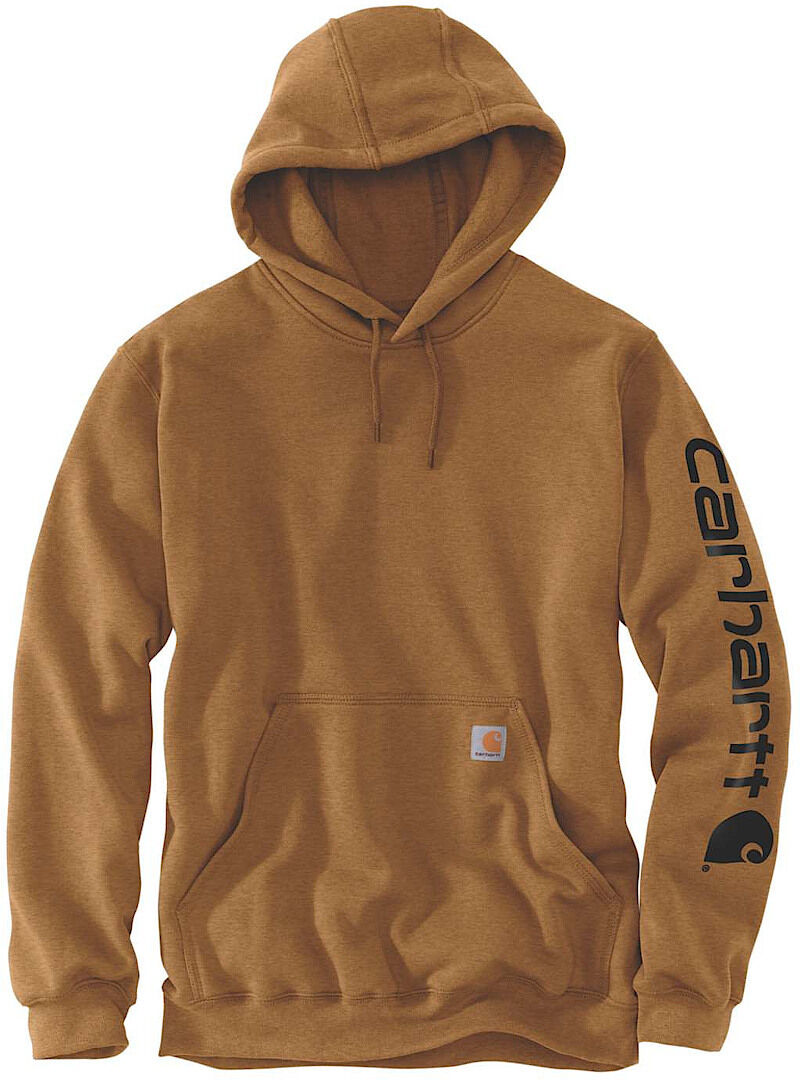 Carhartt Midweight Sleeve Logo Felpa Marrone XS