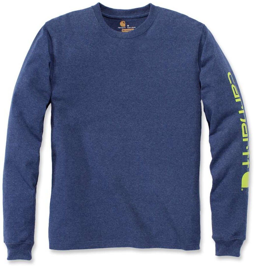 Carhartt Logo Longsleeve Blu S