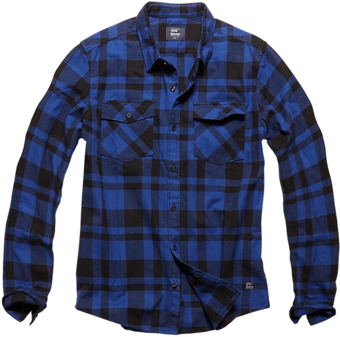 Vintage Industries Austin Camicia Blu S