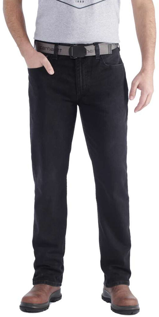 Carhartt Rugged Flex Relaxed Straight Jeans Nero 34
