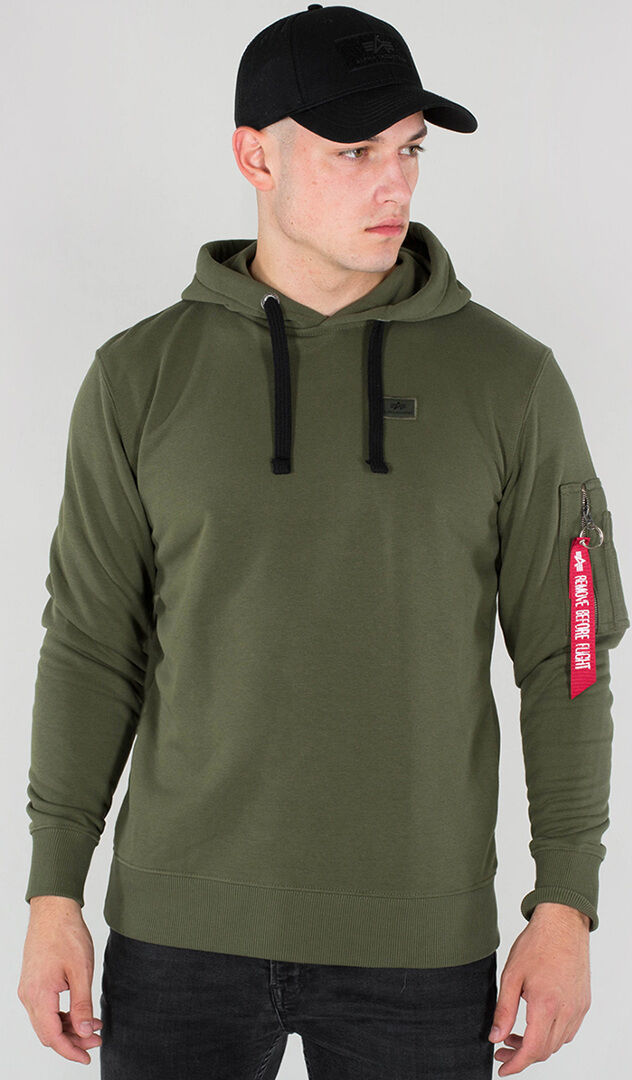 Alpha X-Fit Felpa con cappuccio Verde 2XL