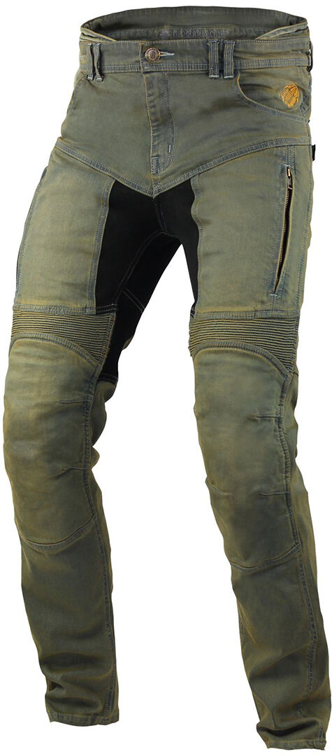 Trilobite Parado Jeans Moto Verde Blu 32 38