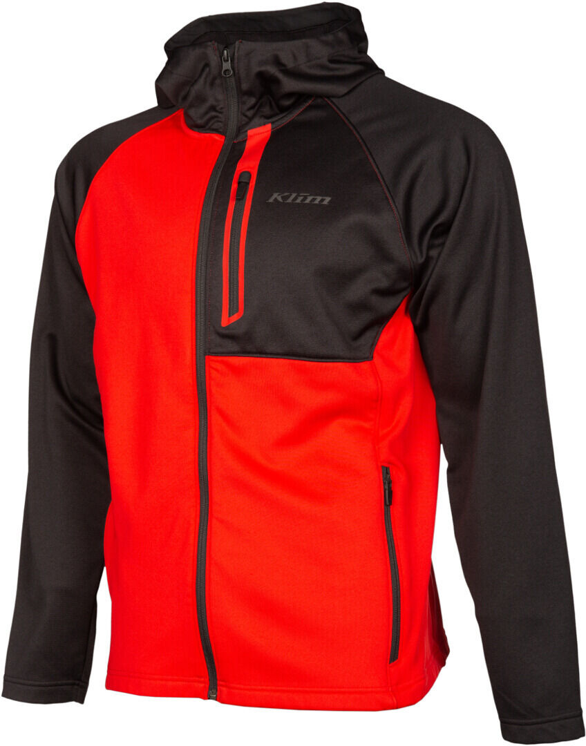 Klim Alpha Felpa Nero Rosso M