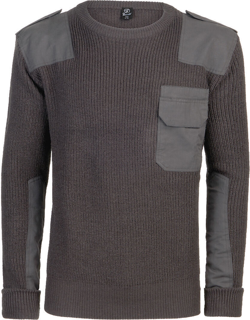 Brandit BW Pullover Nero Grigio 5XL