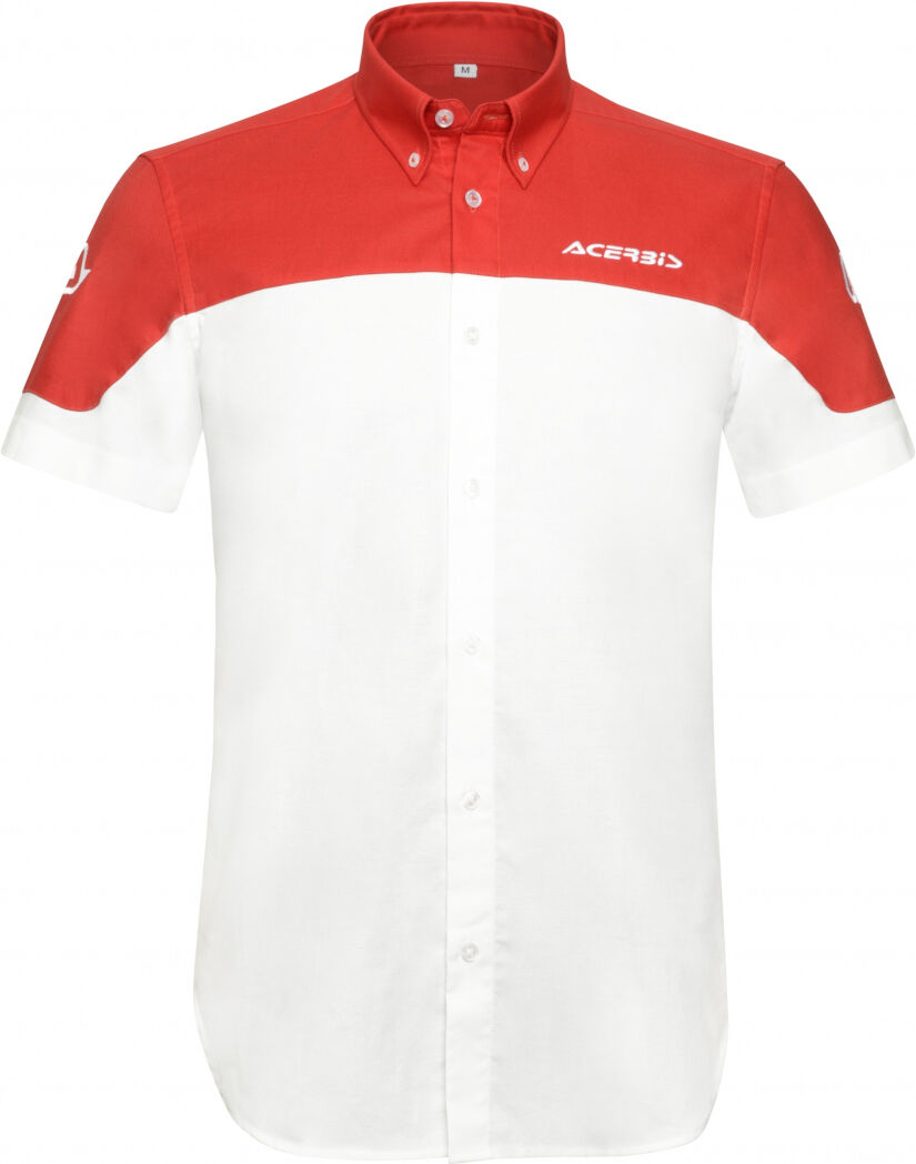 Acerbis Team camicia Bianco Rosso M