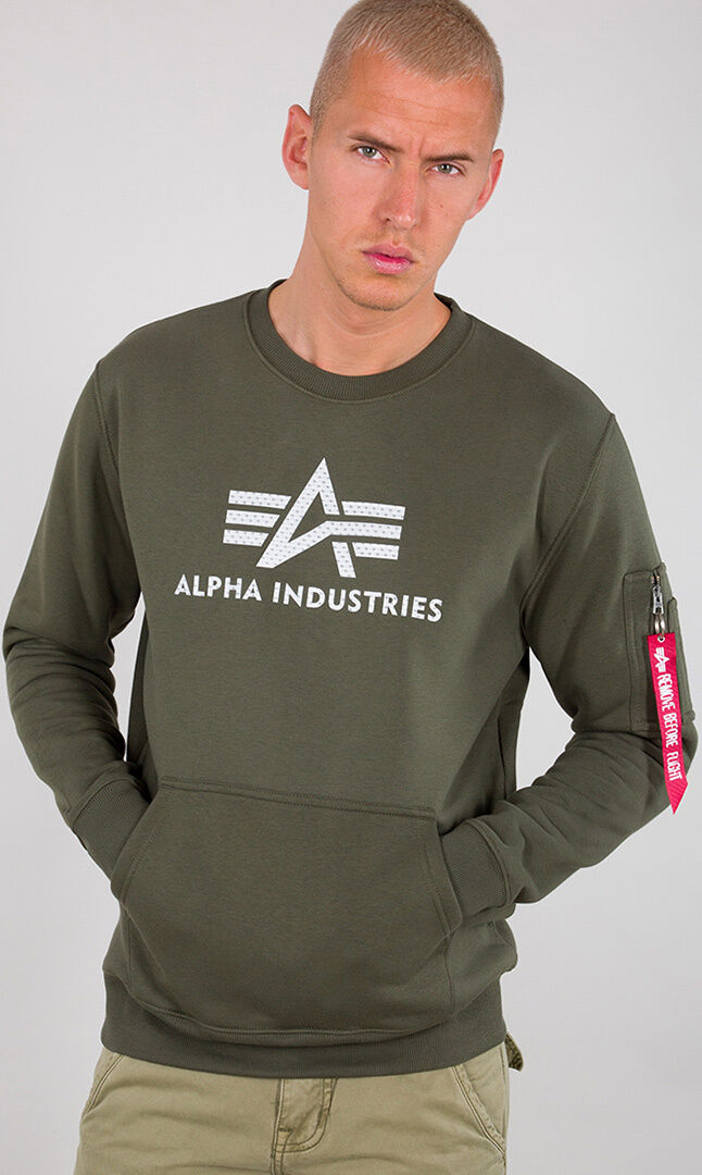 Alpha 3D Logo Felpa Verde 2XL