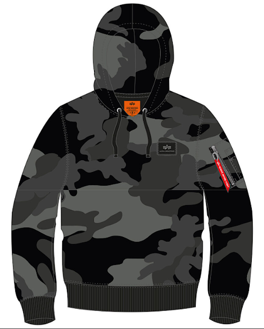 Alpha X-Fit Camo Felpa Nero Multicolore S