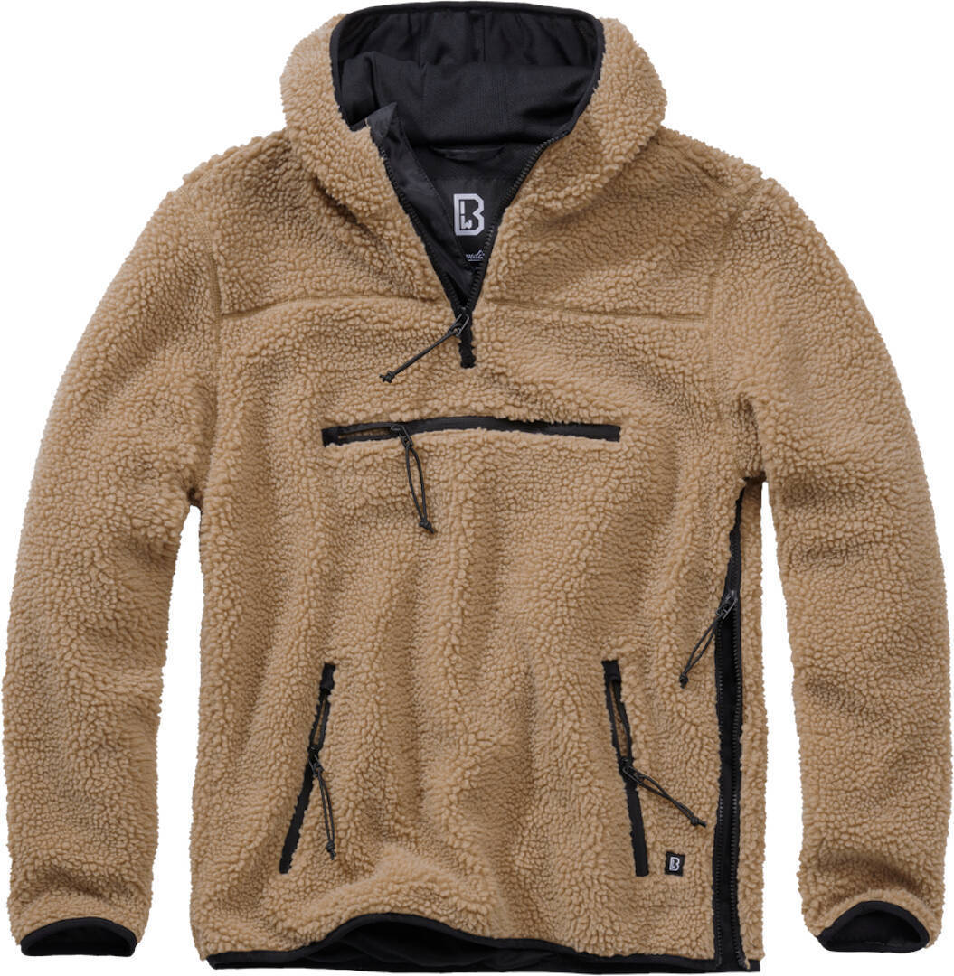 Brandit Teddyfleece Worker Pullover Marrone L