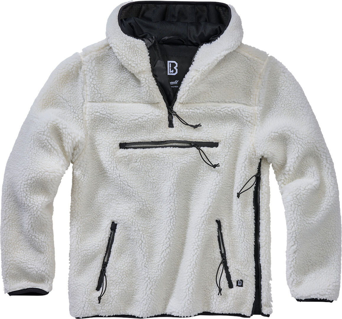 Brandit Teddyfleece Worker Pullover Bianco L