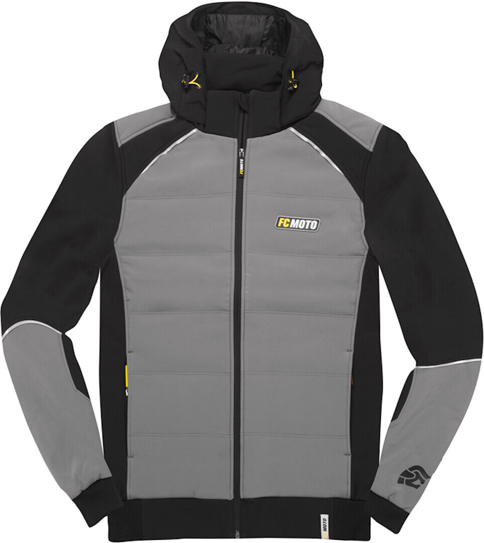 FC-Moto FCM-PSSJ Giacca Softshell Nero Grigio S