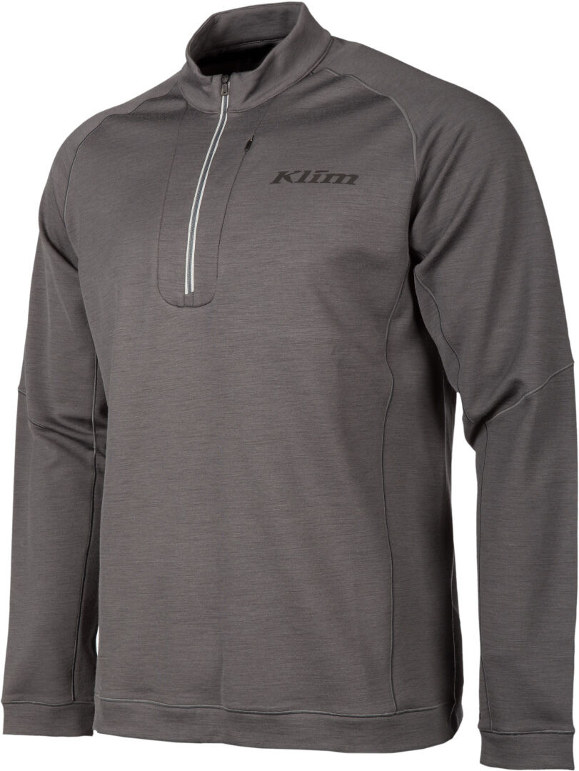 Klim Teton Merino 1/4 Zip Camicia funzionale Grigio S