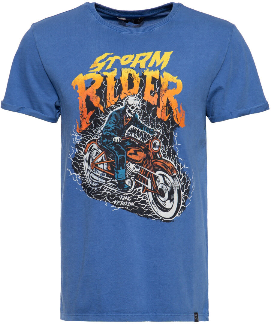 King Kerosin Storm Rider maglietta Blu 3XL