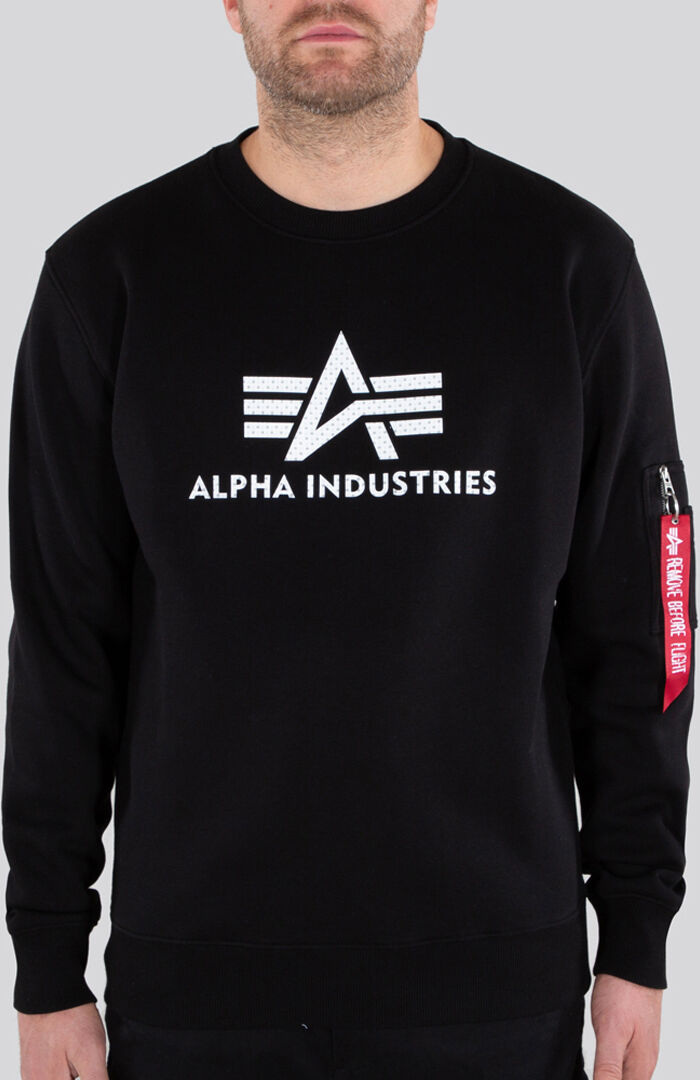 Alpha 3D Logo II Pullover Nero S