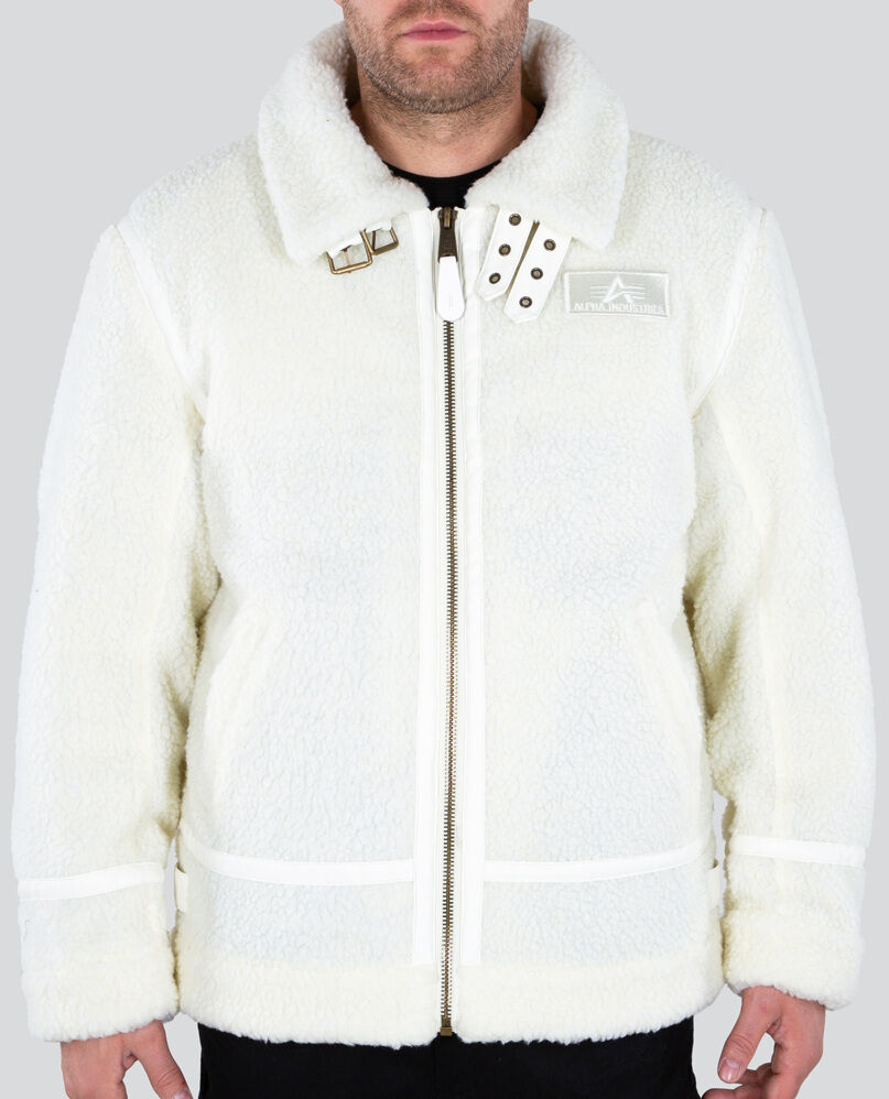 Alpha B3 Teddy Giacca Bianco L