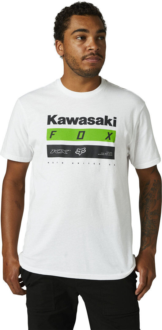Fox Kawi Stripes SS Premium Maglietta Bianco XL
