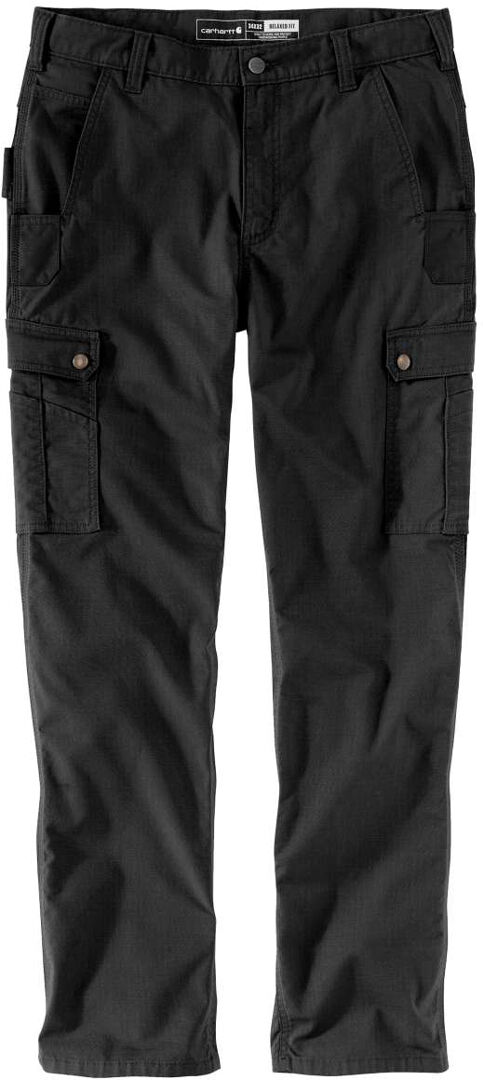 Carhartt Relaxed Ripstop Cargo Work Pantaloni Nero 36