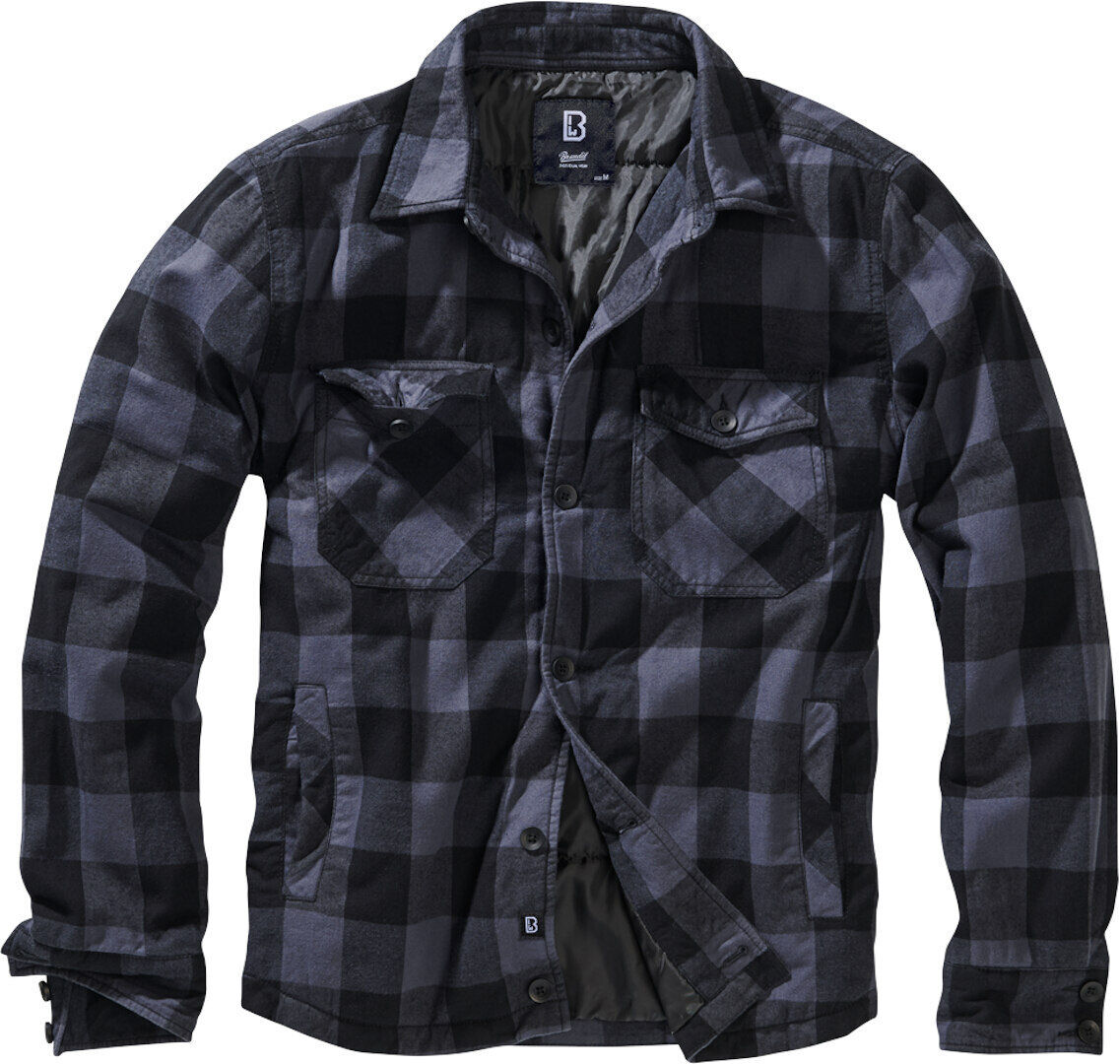 Brandit Lumber Giacca Nero Grigio 4XL