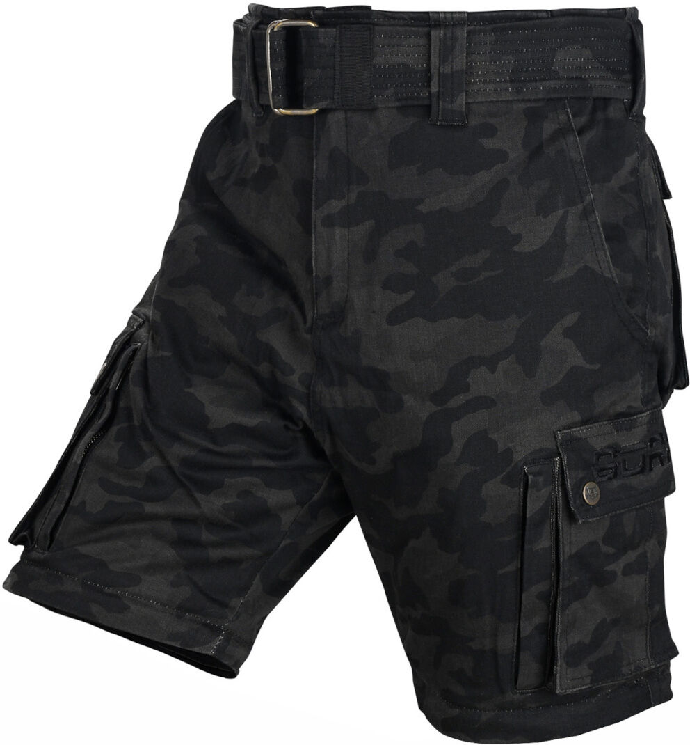 Bores Camo Cargo Calzoncini Nero 38