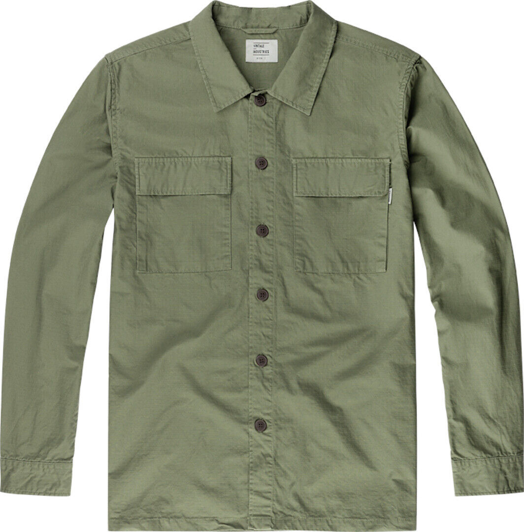 Vintage Industries Emerald Camicia Verde L