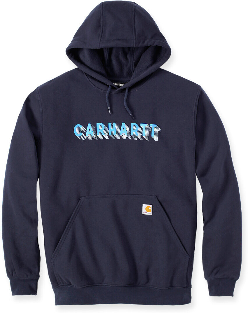 Carhartt Rain Defender Lose Fit Midweight Logo Graphic Felpa Blu S