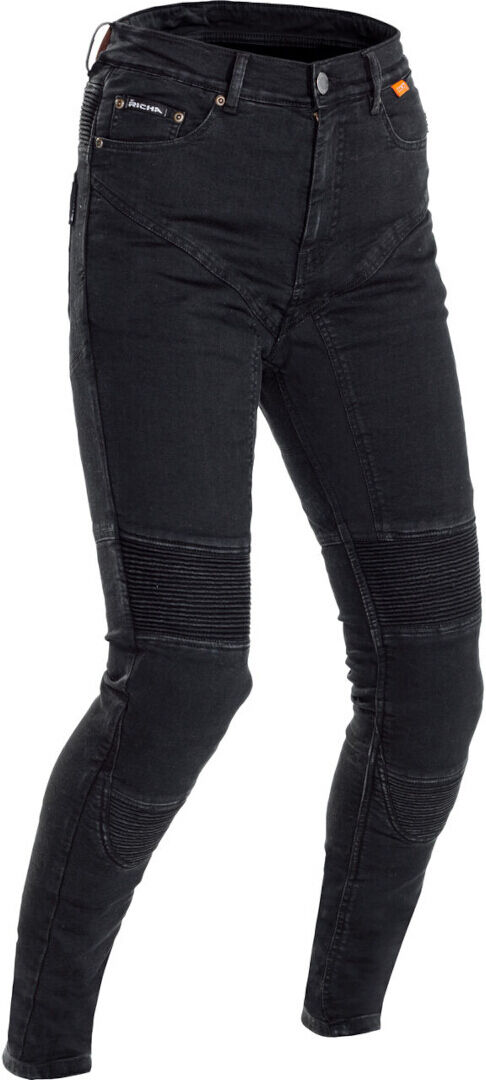 Richa Tokyo Jeans da moto da donna Nero 24