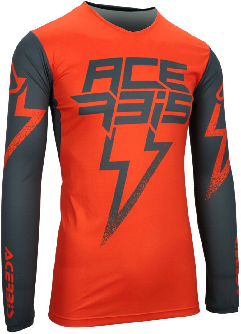 Acerbis X-Flex Blizzard Maglia Motocross Grigio Arancione M