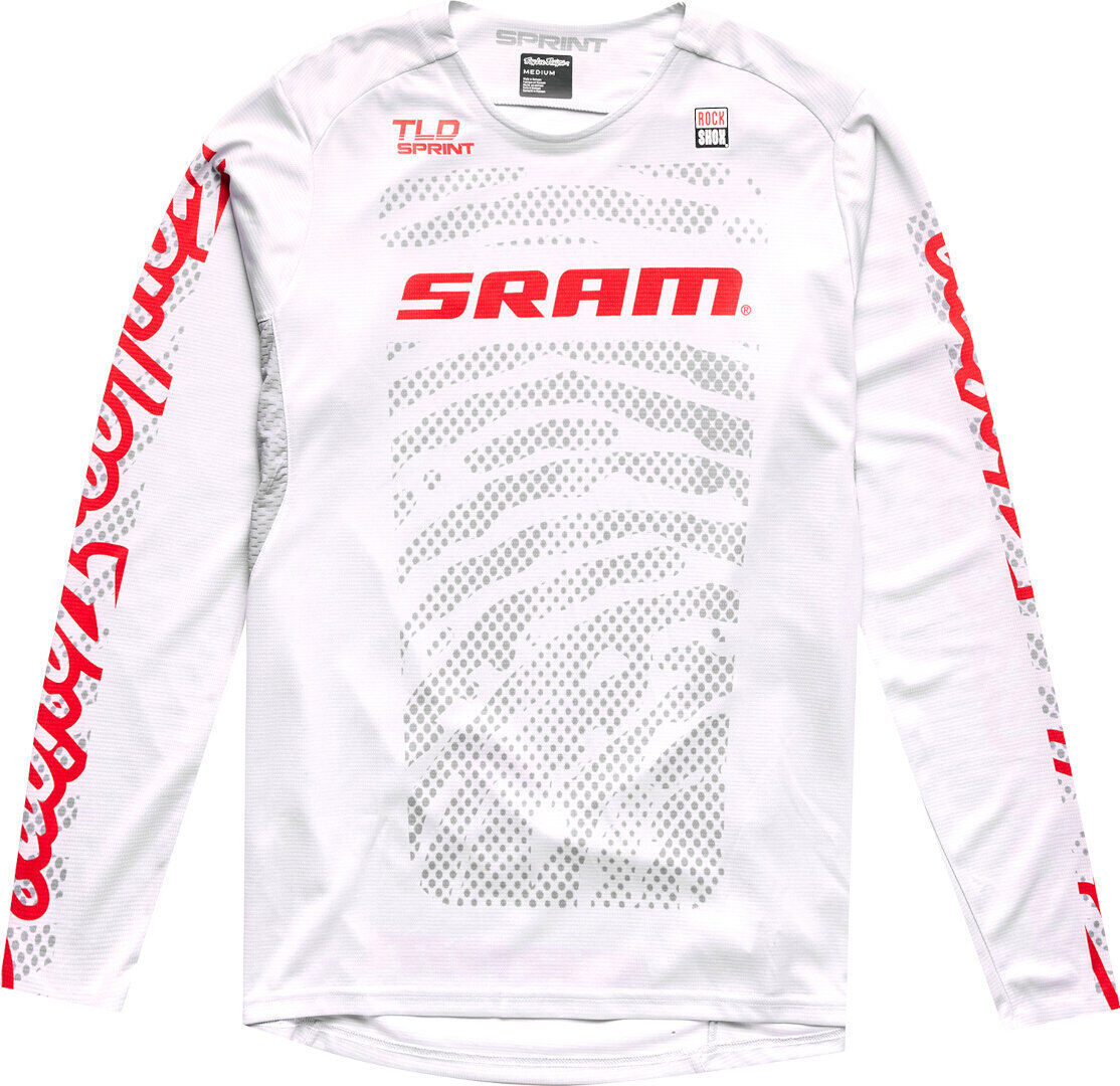 Lee Sprint SRAM Shifted Maglia da bicicletta Bianco 2XL