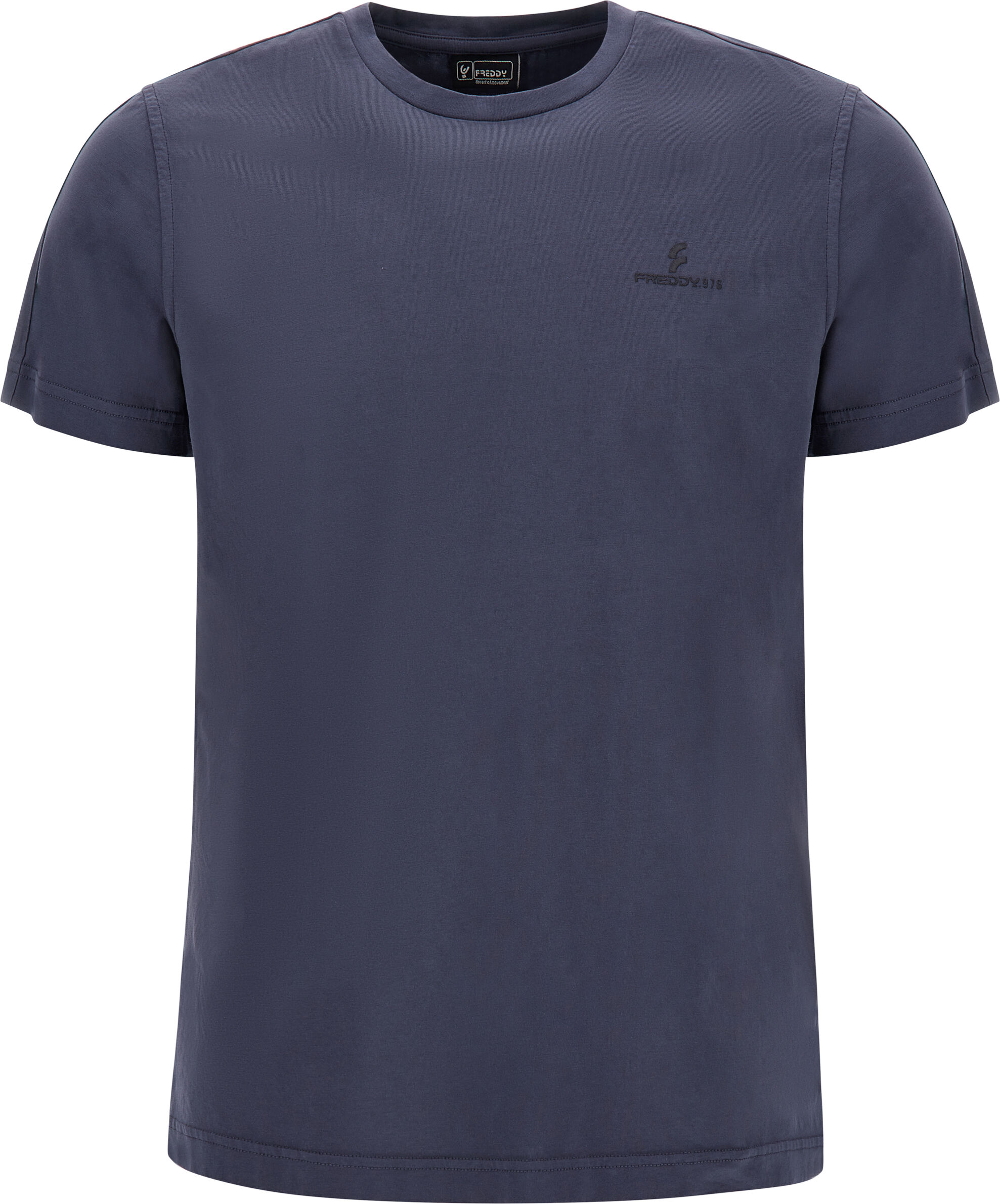 Freddy T-shirt in cotone con logo lato cuore Blu Uomo Small