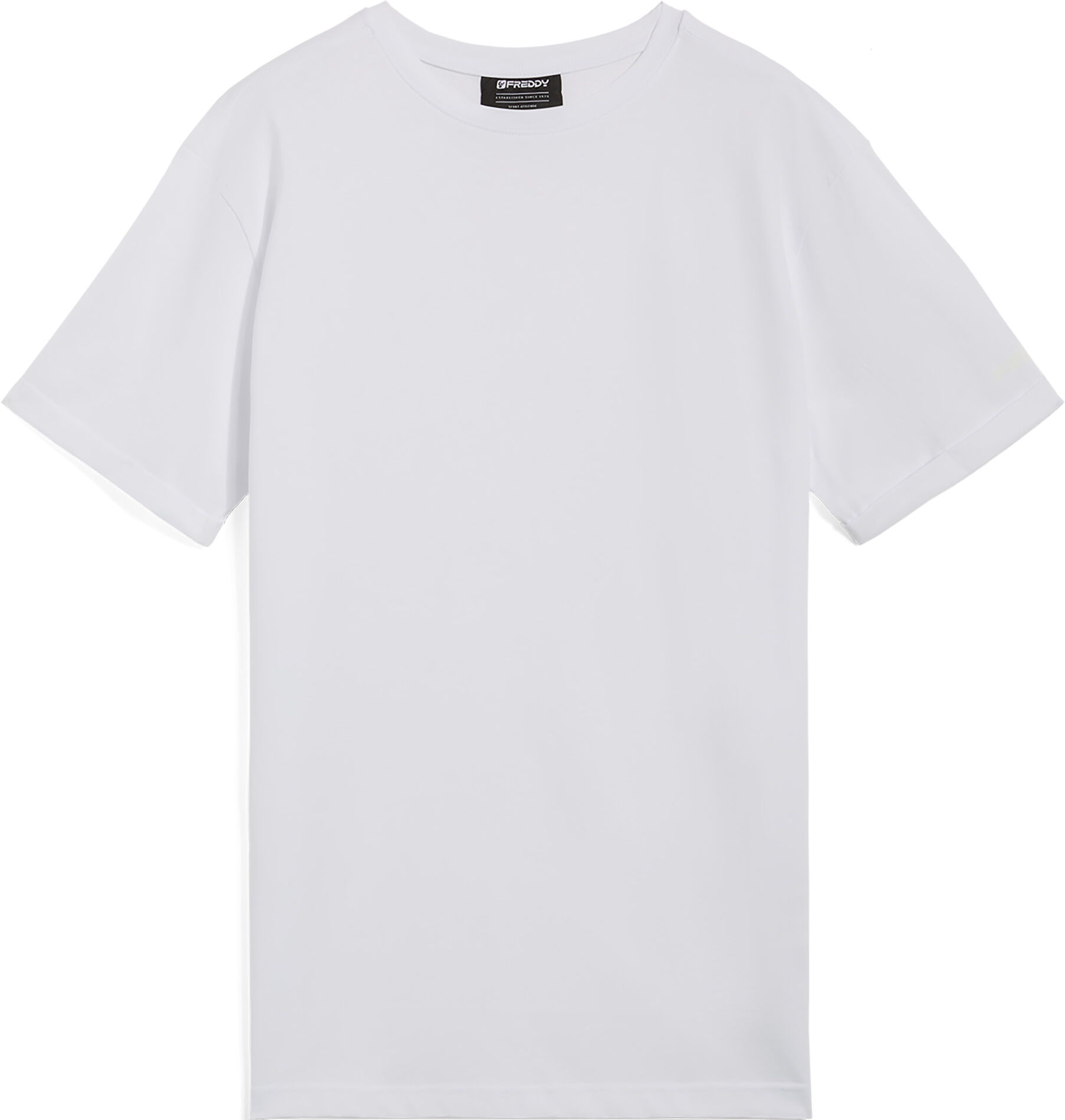 Freddy T-shirt da uomo design essenziale in cotone 100% Bianco Uomo Xxx Large