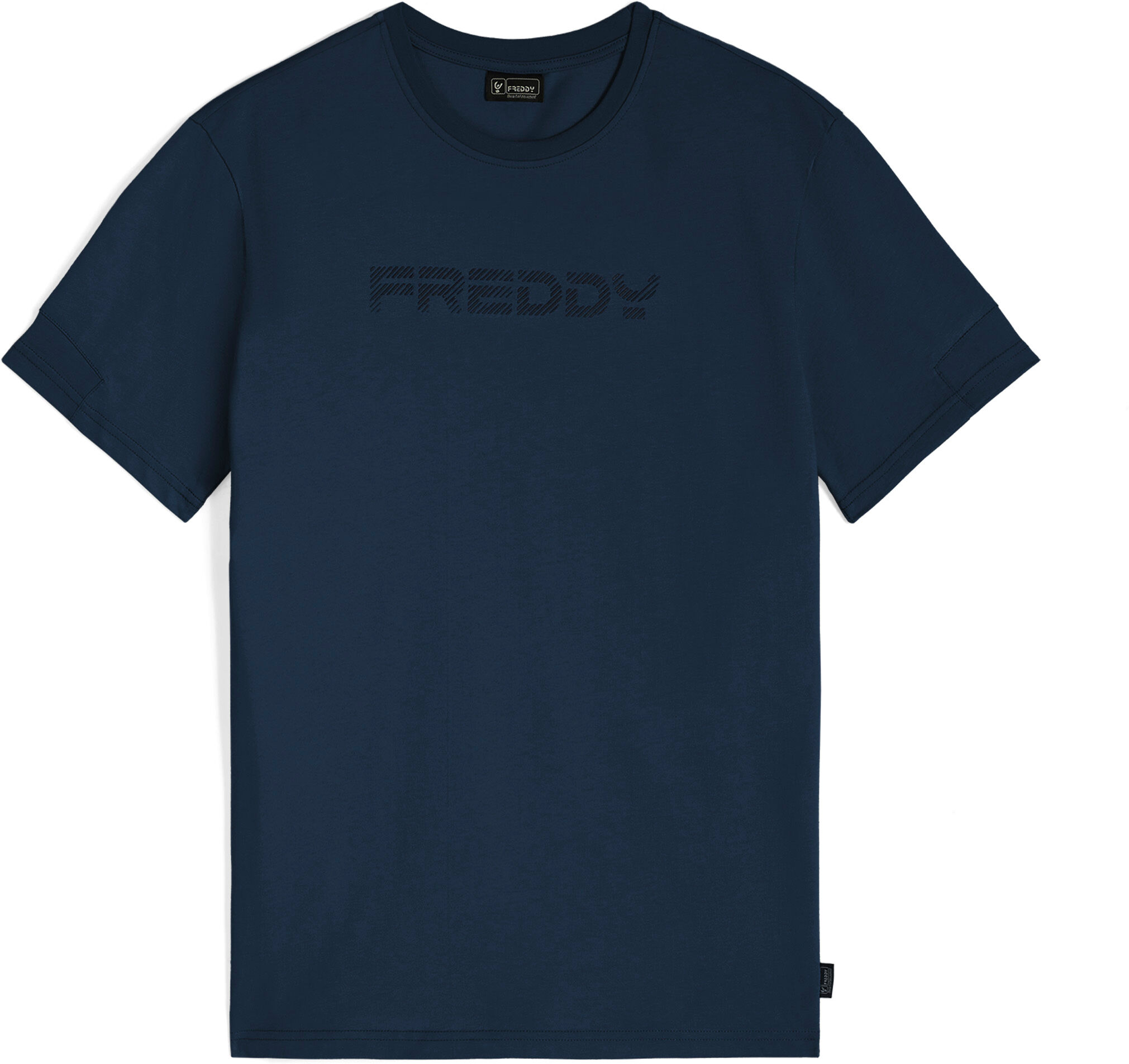 Freddy T-shirt in jersey da uomo con stampa  Blu Uomo Xxx Large