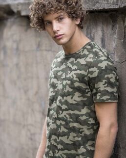 Awdis Just Ts &amp; Polo 100 T-Shirt Camo T Uomo neutro o personalizzato