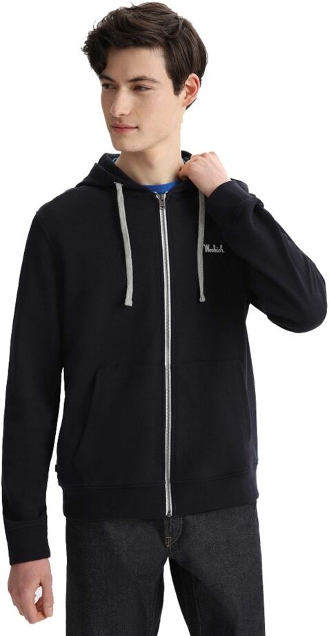 Woolrich Felpa Track Essential - Colori: Blu Notte,Taglie Americane: M