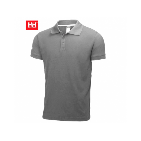 Helly Hansen Polo Crewline grigia manica corta in tactel M